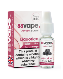 88Vape AnyTank E-Liquid - Liquorice - 10ml