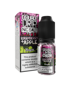 Double Drip Nic Salts - Raspberry & Apple - 10ml