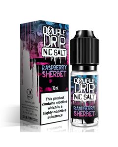 Double Drip Nic Salts - Raspberry Sherbet - 10ml
