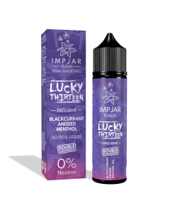 Imp Jar x Lucky 13 Shortfill - Blackcurrant Aniseed Menthol - 50ml