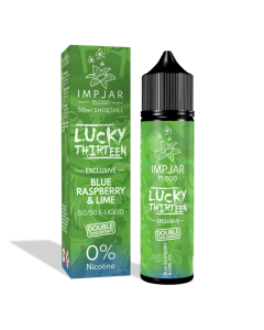 Imp Jar x Lucky 13 Shortfill - Blue Raspberry & Lime - 50ml