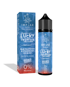 Imp Jar x Lucky 13 Shortfill - Blue Raspberry & Strawberry Ice Blast - 50ml