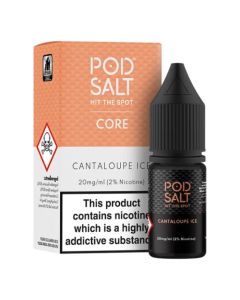 Pod Salt Core Nic Salt - Cantaloupe Ice - 10ml