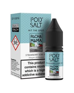 Pod Salt Fusion Nic Salt - Pacha Mama Strawberry Kiwi Ice - 10ml