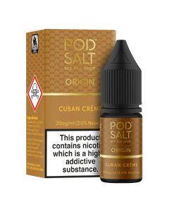Pod Salt Origin Nic Salt - Cuban Creme - 10ml