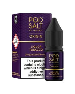 Pod Salt Origin Nic Salt - Liquor Tobacco - 10ml