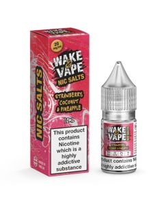 Wake & Vape Nic Salt - Strawberry Coconut & Pineapple - 10ml