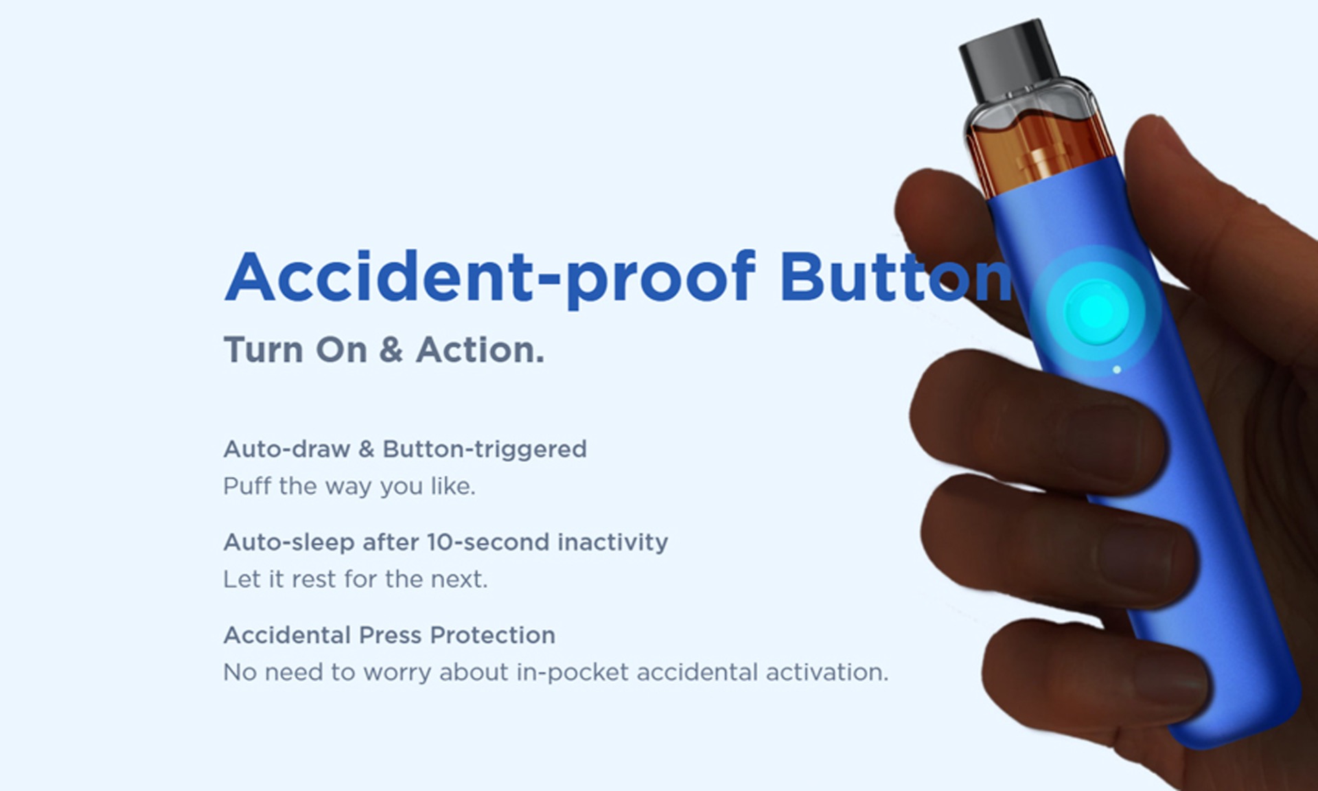 wenax accident proof button