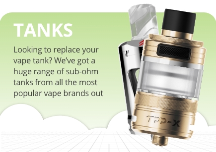 Looking to replace your vape tank? We've got a huge range of sub-ohm tanks from all the most popular vape brands in the UK.